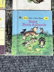 Vintage Lot of 8 Little Little Golden Book Miniatures #2,3,4,6,7,11,12,59