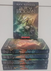Lot 5 Percy Jackson and the Olympians Series Set 1-5 Rick Riordan Complete