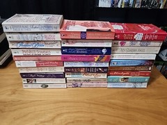 Lot of 28 Historical Romance Paperback Books, Novels Mixed Genres/Authors/Titles