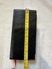 KJV New Testament With Proverbs-Black Bonded Leather Excellent Condition