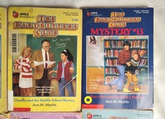 Vintage Babysitter Club Paperback Books Lot Of 13 Ann Martin Apple Fiction