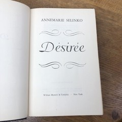 VTG Desiree by Annemarie Selinko 1953 William Morrow Hardcover Book NO Slip Cove
