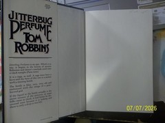 JITTERBUG PERFUME~by TOM ROBBINS~1984 VG/C 1st ED. HARDCOVER BOOK~W/DUST COVER