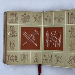 LIVES OF THE SAINTS Alban Butler Lib. Of Catholic Devotion HC Cream Faux Leather