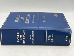 BLACK’S LAW DICTIONARY Henry Campbell Black 1979 Hardcover Fifth Edition