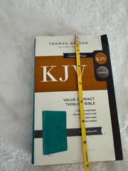KJV Value Thinline Bible Compact Imitation Leather Red Letter Edition New