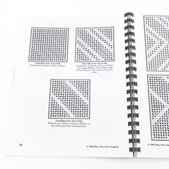 Canvas Embroidery Notebook Backgrounds Mindy English 1993 PB Plastic Spine VGUC