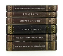 Lot 6 MISS PEREGRINE’S PECULIAR CHILDREN Series Ransom Riggs HBDJ VGC L2