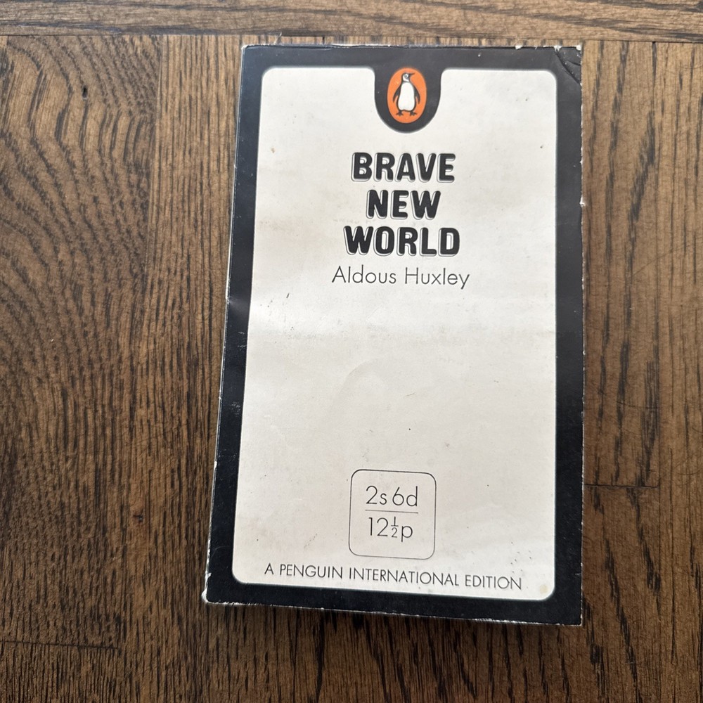 1970 BRAVE NEW WORLD Aldous Huxley Penguin International Edition PB