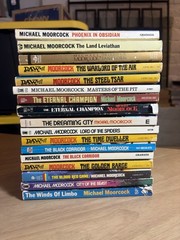 Michael Moorcock 17 Book Lot All 1st Print Elric Eternal Champion DAW Ace Vtg