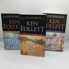 The Century Trilogy Books 1-3 by Ken Follet Trade Paperback Set Book Lot