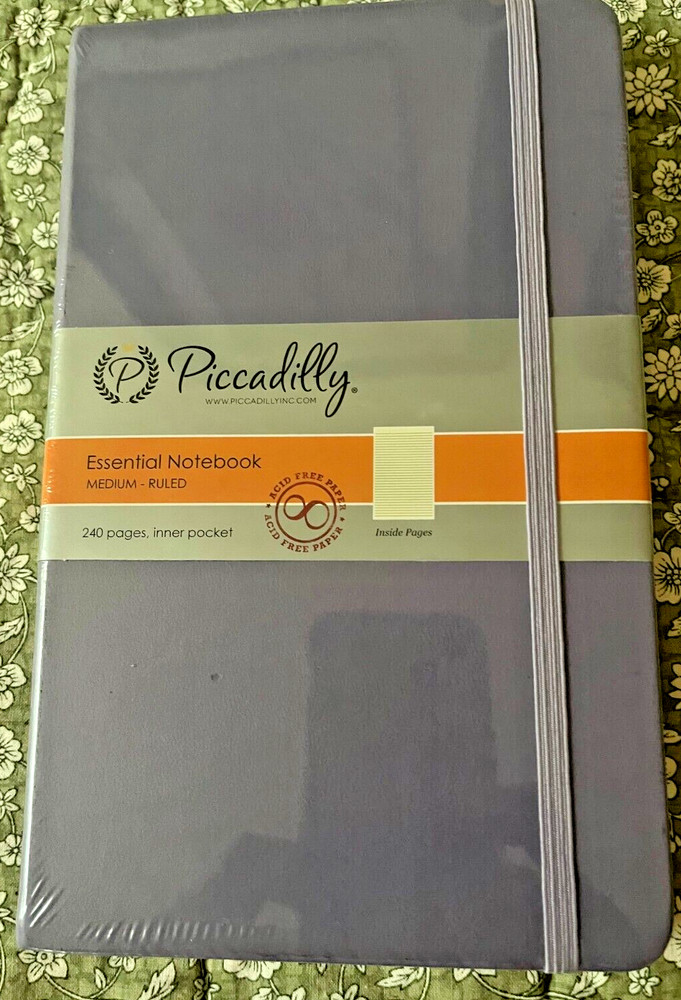 Piccadilly Essential Notebook lavender/purple Medium Ruled 240 Pages Hardcover