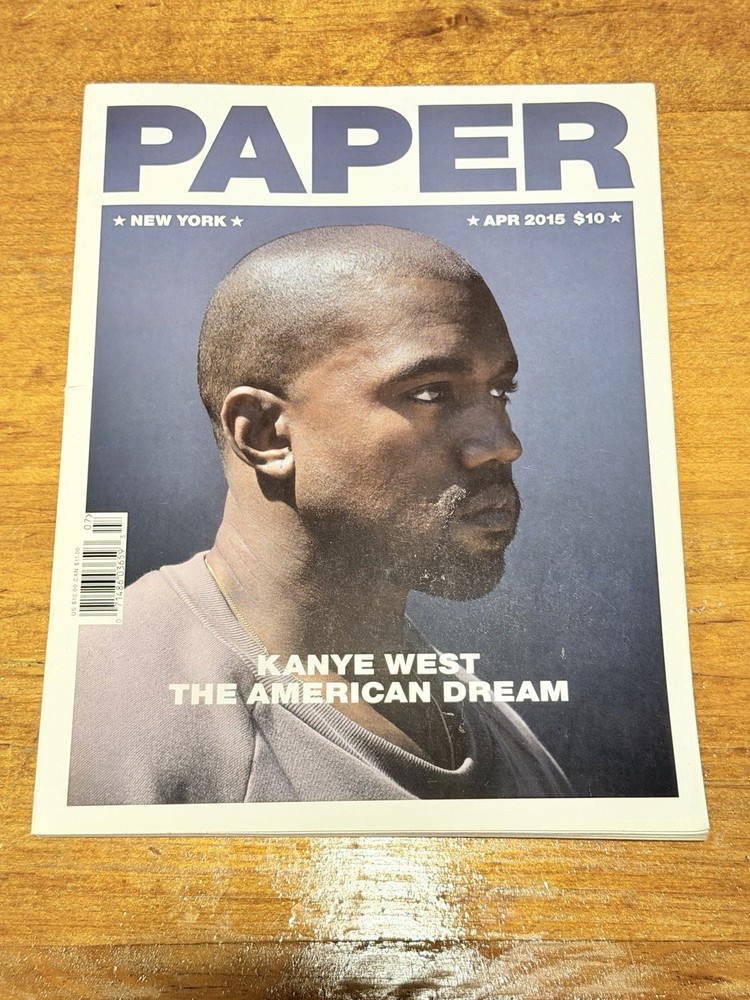 Paper Magazine KANYE WEST THE AMERICAN DREAM APRIL 2015