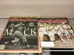 Lot of 2 – Sporting News Magazines – 1995 Mick / 2009 Yankees Double Issue