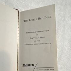 The Little Red Book Hazelden Hardcover: Orthodox Twelve Steps AA
