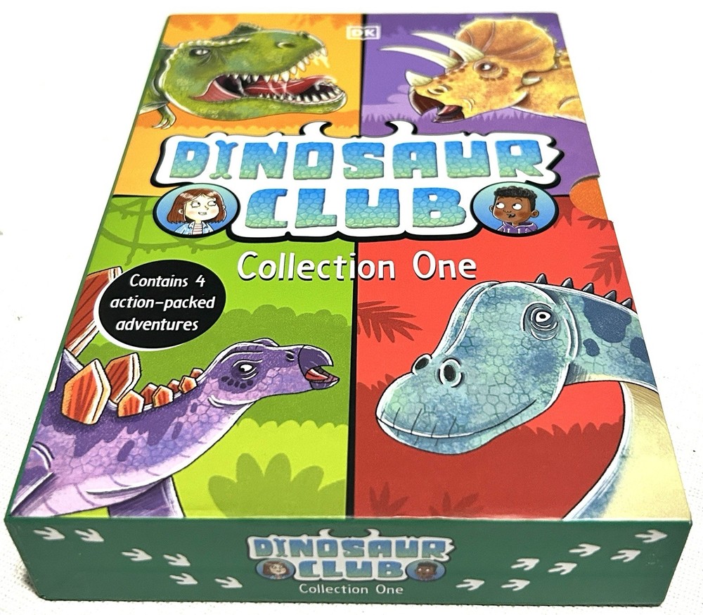 DK Dinosaur Club Collection One 4 Book Box Set Rex Stone Kids Paperback Lot A11