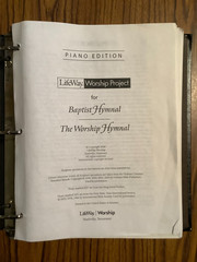 Baptist Hymnal and The Worship Hymnal 2008 Piano Edition by Lifeway Worship