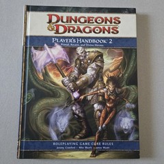 Dungeons & Dragons: Player’s Handbook 2 and 3 Hardcover 4th Edition Books