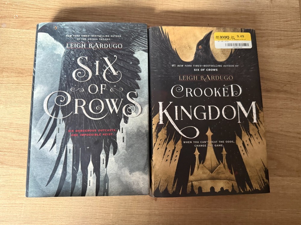 Leigh Bardugo Six of Crows & Crooked Kingdom HC First Editions 2015 2016 Set