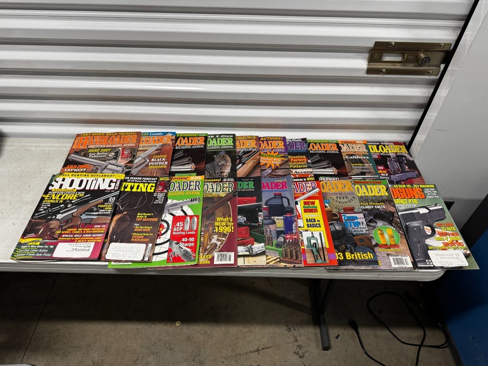 Vintage 20 Pcs HANDLOADER & Shooting Times Magazine-AUGUST 2024