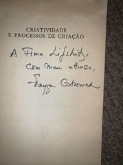 CRIATIVIDADE FAYGA OSTROWER- Portuguese- SIGNED/Inscribed S/C-1978