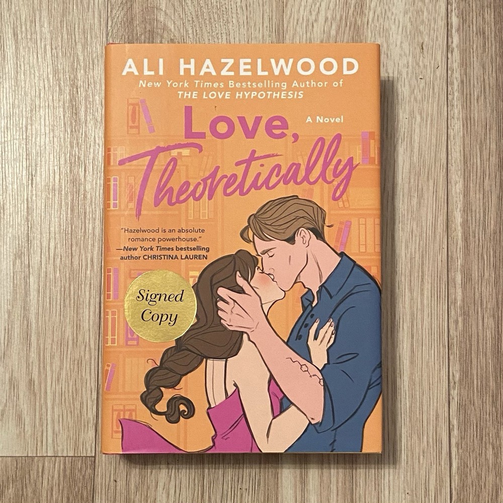 SIGNED Love Theoretically by Ali Hazelwood Hardcover Autographed