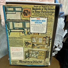 Vtg 1922 MONTGOMERY WARD CATALOGUE Bokk Golden Jubilee 1969 Antique 672 PAGES!!