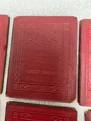 22 LITTLE LEATHER LIBRARY BOOKS 1920s Red Miniature LOT No Duplicates Literature