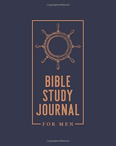 BIBLE STUDY JOURNAL FOR MEN: 8″X10″ (20CM X 25.4CM) By Inspired To Grace **NEW**