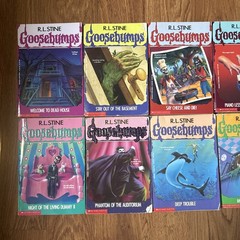 Lot of 12 Goosebumps R.L. Stine Apple Fiction Scholastic PB 1ST Printing