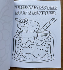 Shit For Old People To Color Funny Adult Coloring Book ~ Over the Hill Joke Gift