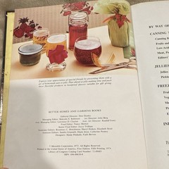Better Homes and Gardens Home Canning Cook Book Hardcover Illustrated 1973