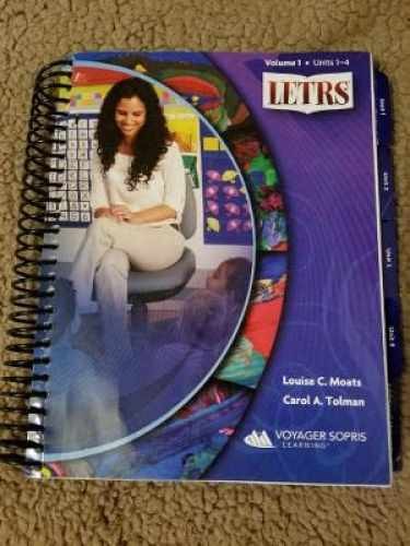 LETRS VOLUME 1:UNITS 1-4 – Unknown Binding, by NCCER – Very Good o
