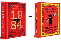 1984 + Animal Farm Hardcover 2 book in combo (Deluxe Hardbound Edition)