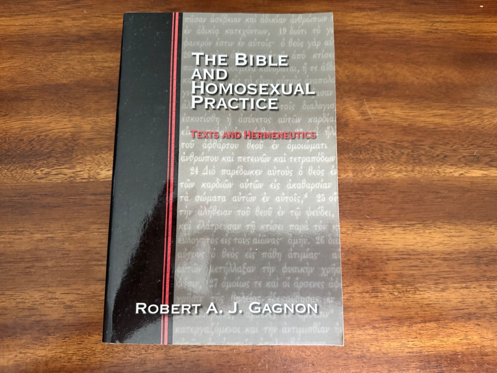 Bible and Homosexual Practice : Texts and Hermeneutics by Robert A.J. Gagnon