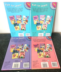 Lot of 4 Fun to Learn Hardcover Picture Books Shapes Color Counting Time Words
