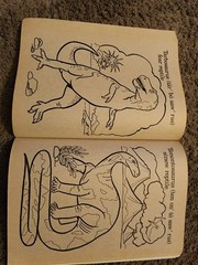 Vintage 1987 Golden Dinosaurs Giant Coloring Book 92 Pages Left Uncolored VTG