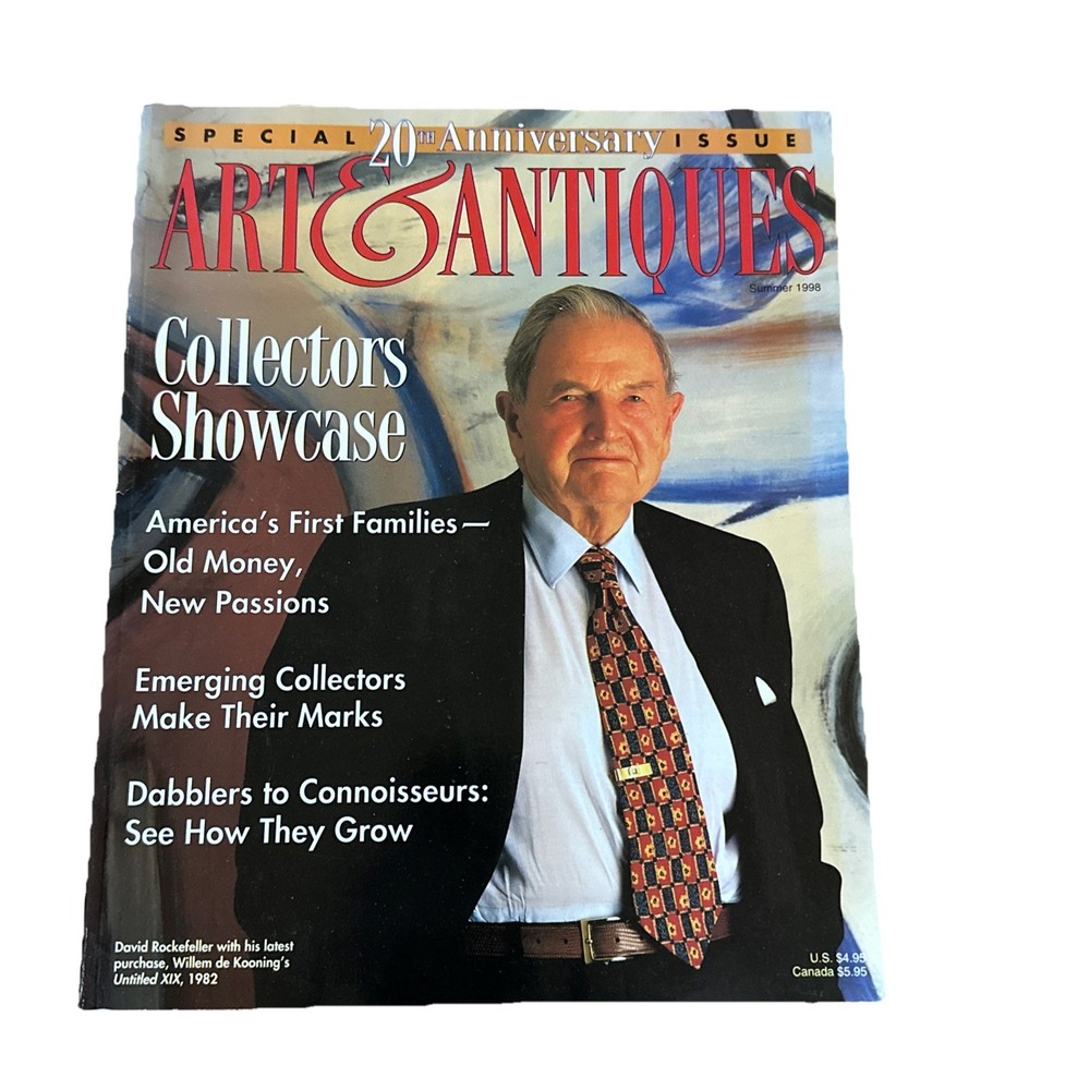 Art And Antiques Special 20th Anniversary Back Issue Magazine Summer 1998