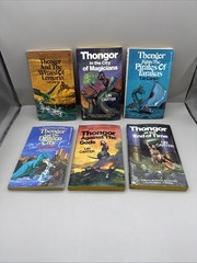 Lin Carter Thongor 1970’s Paperbacks Berkley And Warner Vintage Sci Fi – Lot 6