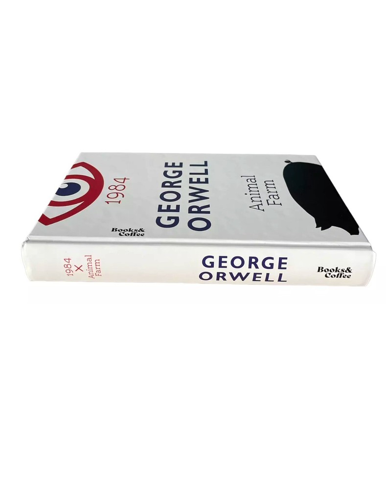 1984 & Animal Farm (2In1) by George Orwell Hardcover Book – Brand New