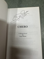 2008 Book – „Chero” – Author Dusty Rhodes Signed!