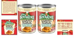 Hearty Spaghetti and Meatballs, 14.5 oz Can – Fast and Nutritious Meals – 2 Pack