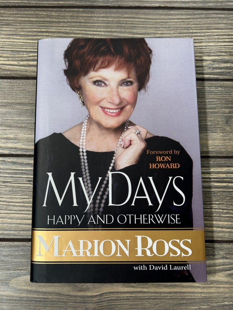 2018 My Days Hardcover Book Marion Ross Signed Autographed