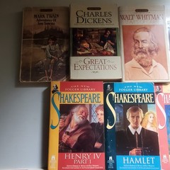 Vintage Signet Classics Book Lot Dracula Beowulf Shakespeare Dickens 10pb Gothic