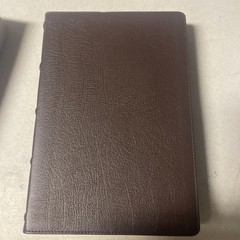 KJV Large Print Verse-By Verse Ref. Bible, Maclaren Series, Brwn Genuine Leather
