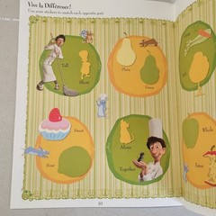 Bon Appetit! by RH Disney Staff (2007, Trade Paperback) Reusable Sticker Book