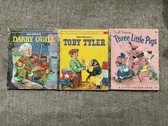 Vintage Lot Of 15 – A Little Golden Book Children’s Mini Hardcover 1930s – 1960s