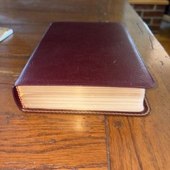 Oxford Scofield Study Bible Crimson Hand Grained Morocco Leather Red Letter 1945
