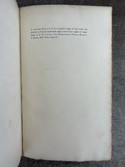 The Service by Henry David Thoreau limited numbered edition 1902
