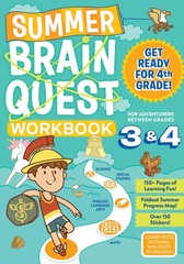 Summer Brain Quest Workbook for 3rd Graders Fun Activities and Games
